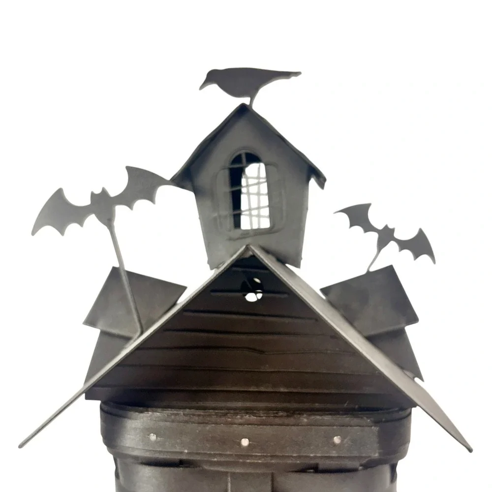 Longaberber 2012 Haunted House Basket Metal Roof‎ 5 Tie-Ons Protector Halloween